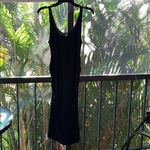Maternity black dress that comes to the knees